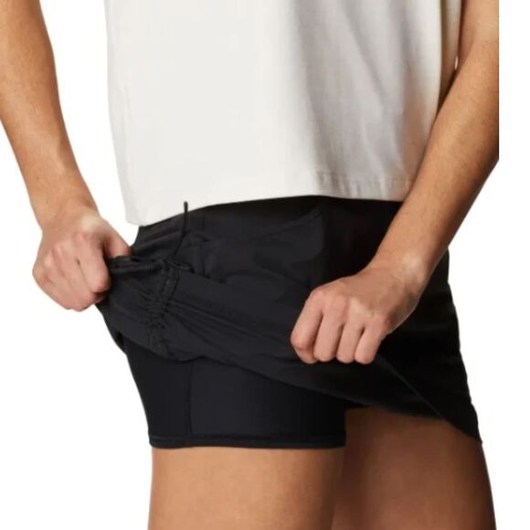 COLUMBIA Marina Bay Black Skort Sz M Pull On Omni Shade Stretch Skirt Short NWT - Picture 3 of 13
